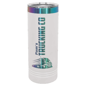 Custom Polar Camel® 22oz Prismatic Effect ION-Plated Skinny Tumbler with Slider Lid