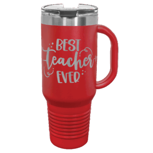 Custom Polar Camel® 40oz Stainless Steel Tumbler with Flip Lid and Straw