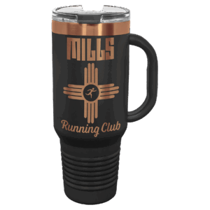 Custom Polar Camel® 40oz Ion Plated Rose-Gold Tumbler with Flip Lid and Straw