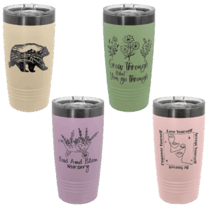 2025 Limited Edition Polar Camel® 20oz Ghost Black ION-Plated Tumbler with Slider Lid